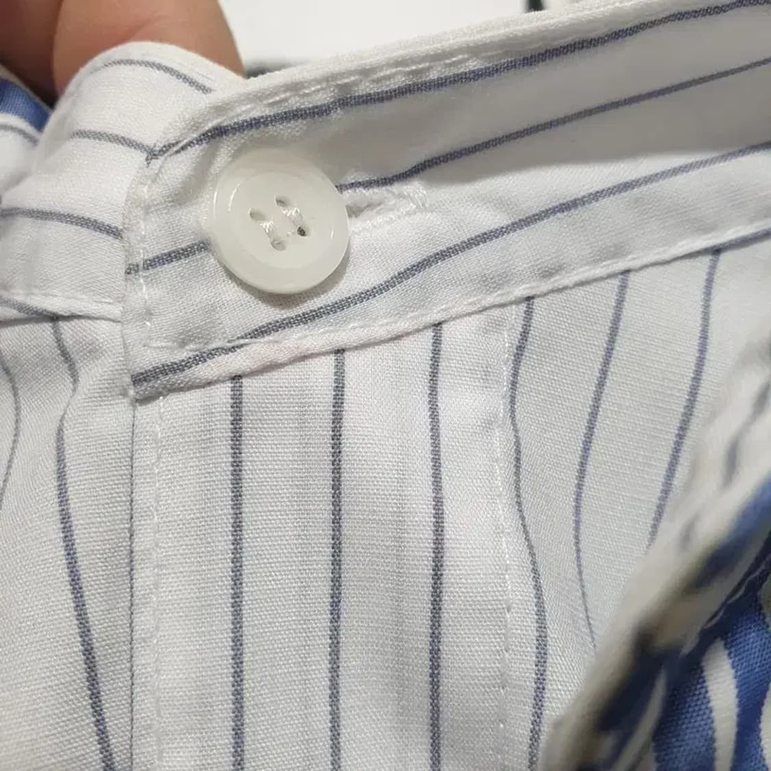 OX 오엑스 스튜디오 스트라이프 레이어드 셔츠 50_M1378 상품이미지6