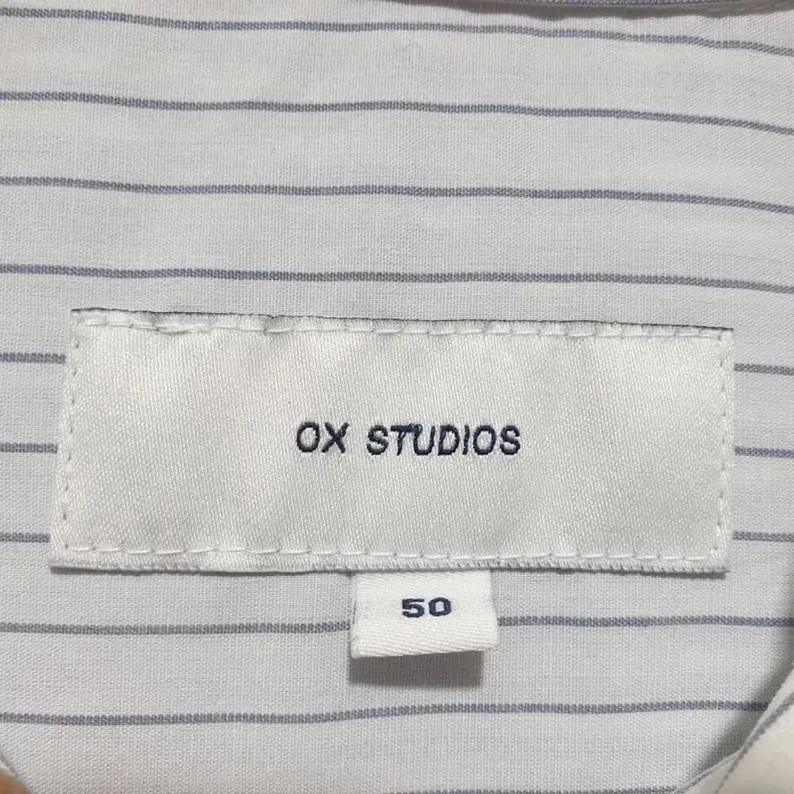 OX 오엑스 스튜디오 스트라이프 레이어드 셔츠 50_M1378 상품이미지8