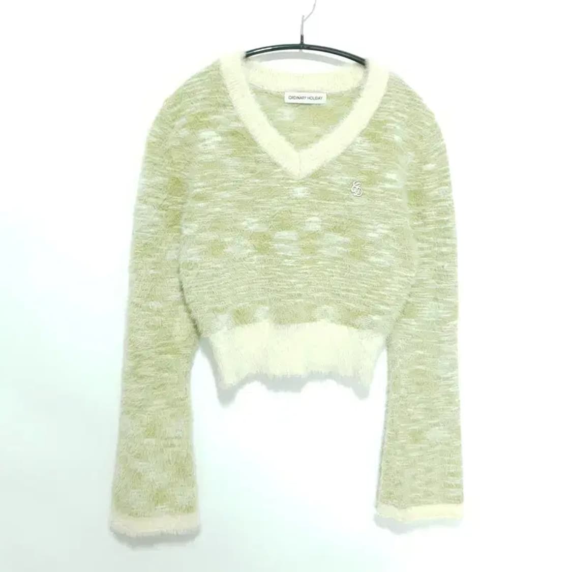 오디너리홀리데이 날개사 보카시 니트탑 F_M1395 상품이미지1