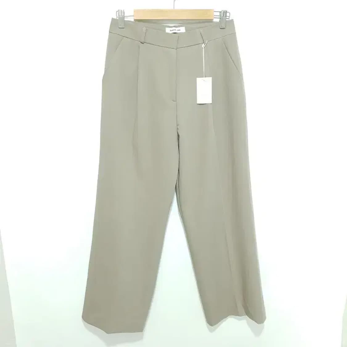 HONESTYOU 여성 원턱 와이드 슬랙스 L_M1403 상품이미지1