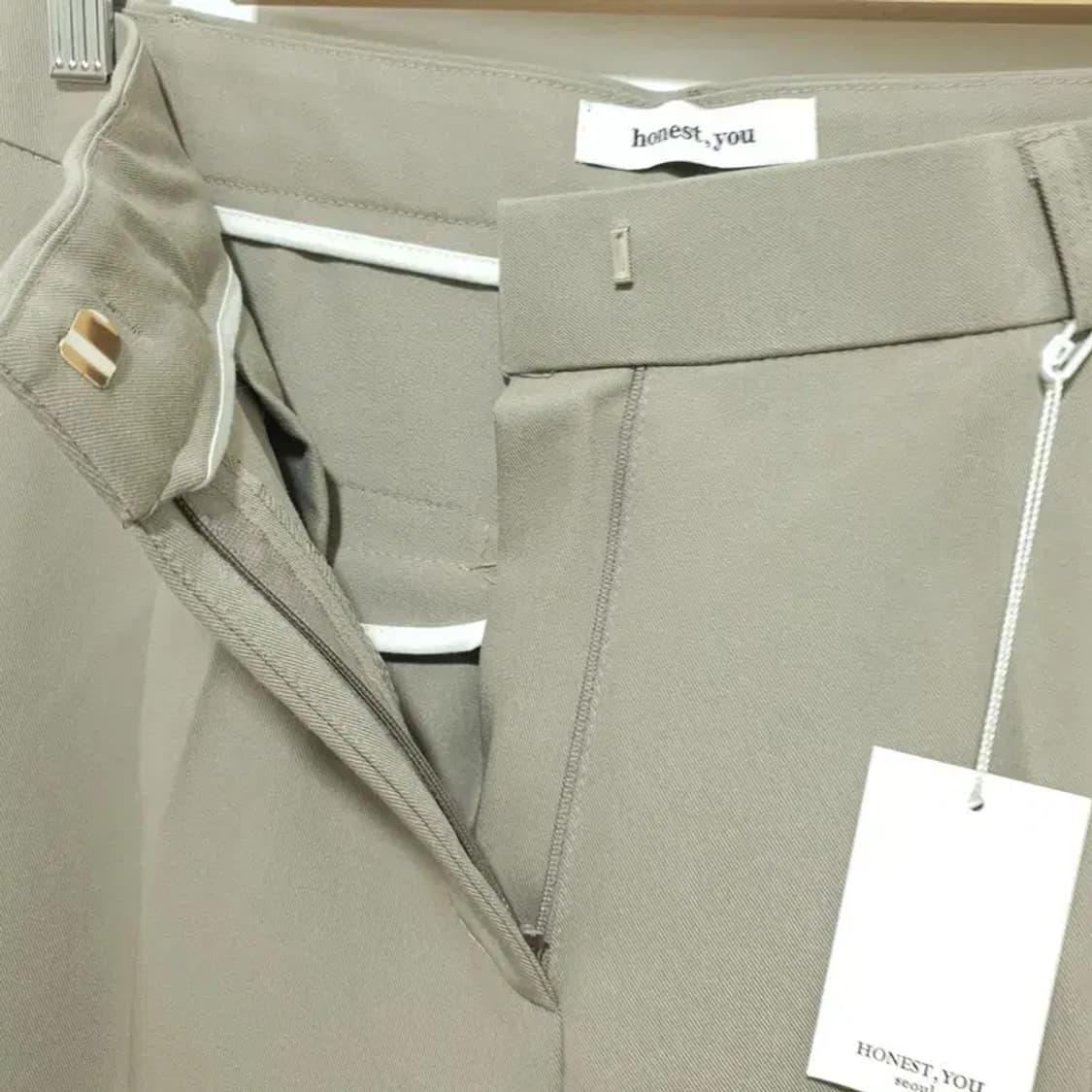 HONESTYOU 여성 원턱 와이드 슬랙스 L_M1403 상품이미지5