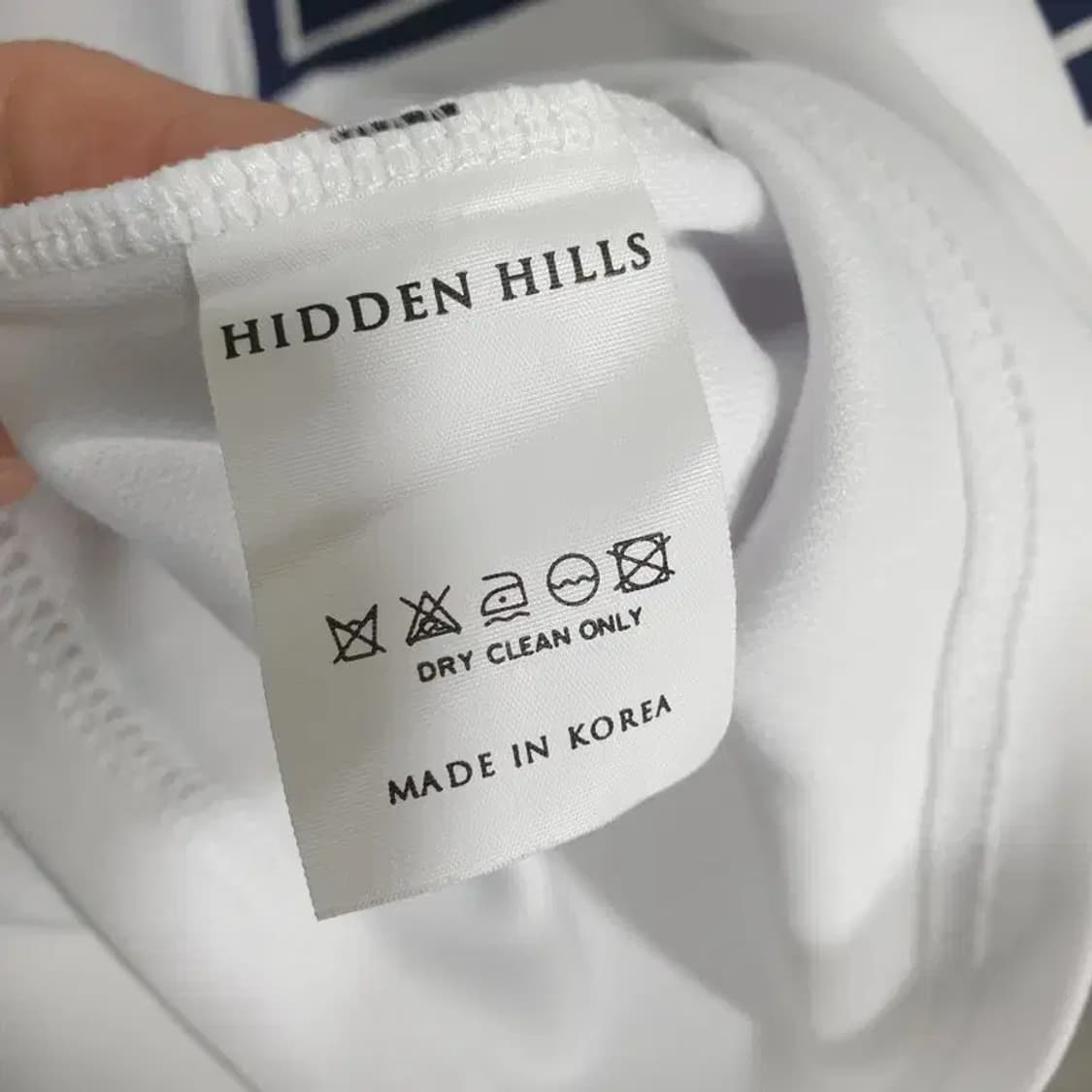 브이넥 새틴 배색 블록 코어 반팔 F_S1297 상품이미지6