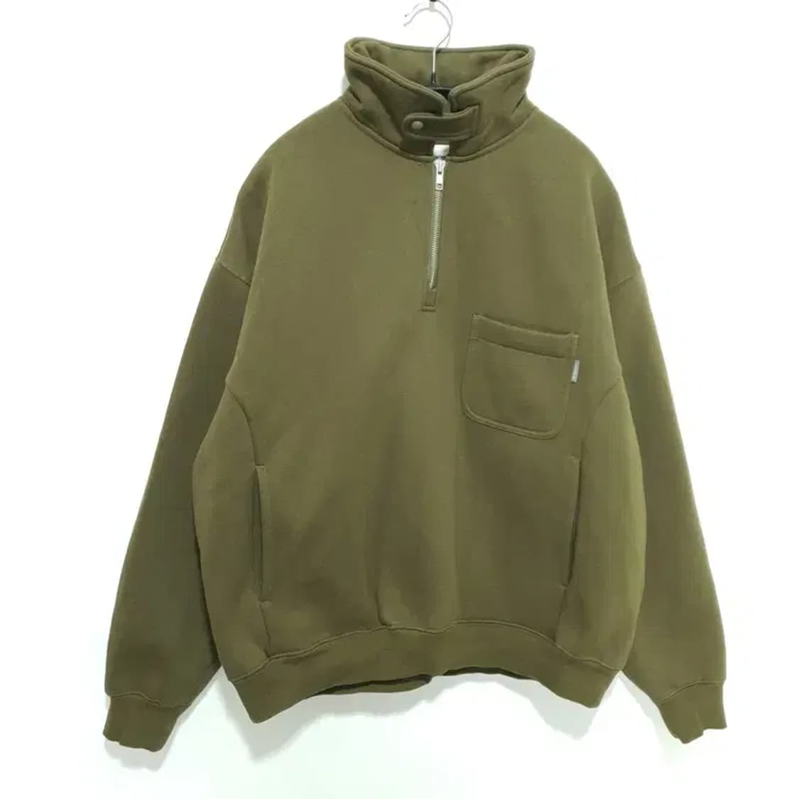 에스피오나지 빈티지 쿼터집 카라  맨투맨 XL_W0330 상품이미지1