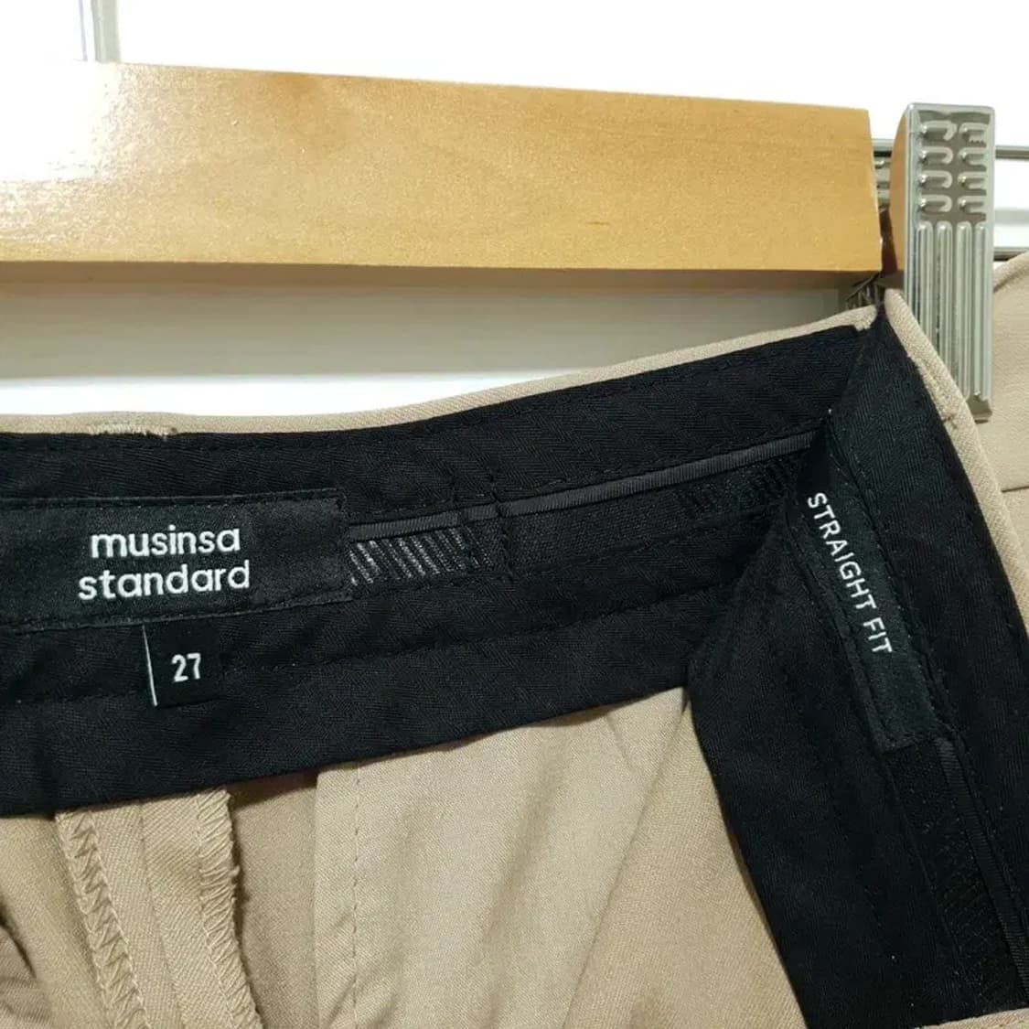 무탠다드 우먼즈 핀턱 스트레이트 슬랙스 27_M1404 상품이미지8