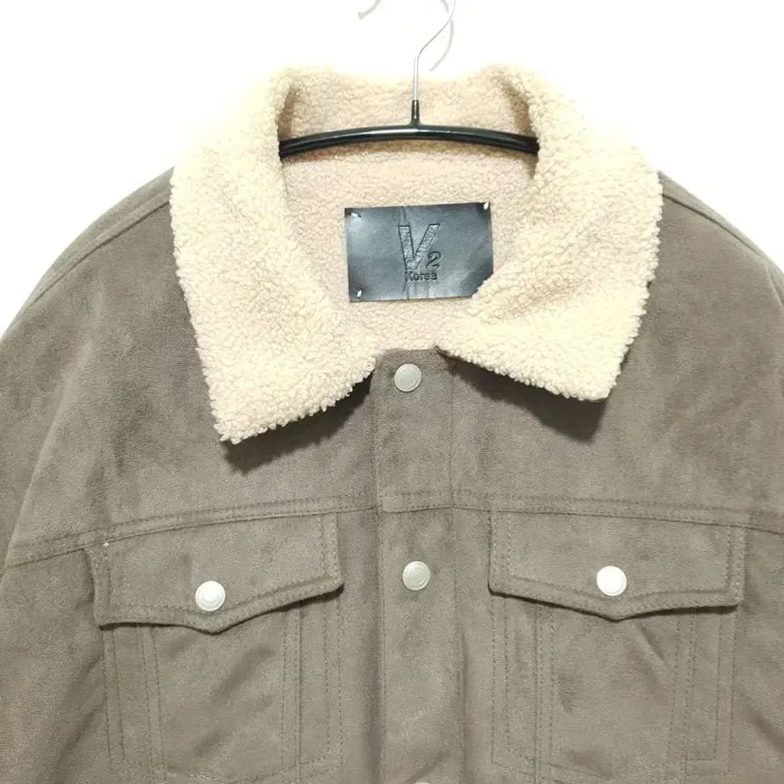 브이투 남성 양털 스웨이드 자켓 F_W0328 상품이미지2