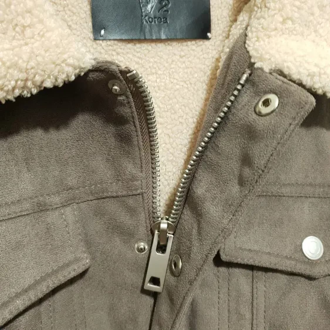 브이투 남성 양털 스웨이드 자켓 F_W0328 상품이미지5