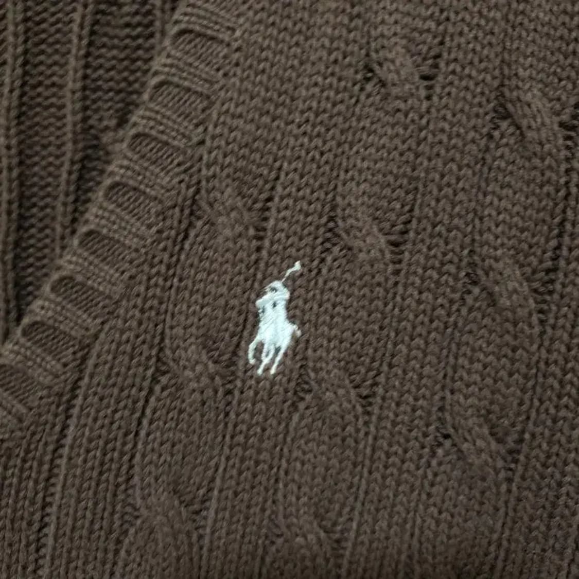 랄프로렌 스포츠 여성 브이넥 케이블 니트 L_M1417 상품이미지3