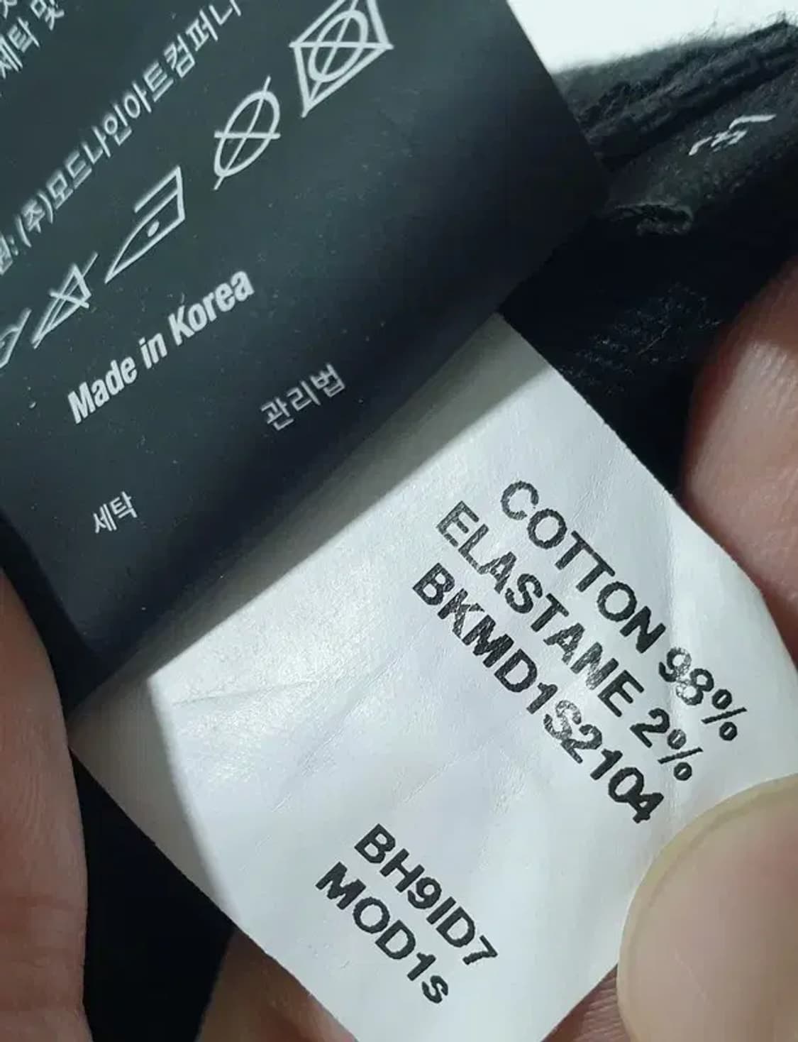 모드나인 블랙 로즈 데님 팬츠 31_M1422 상품이미지8