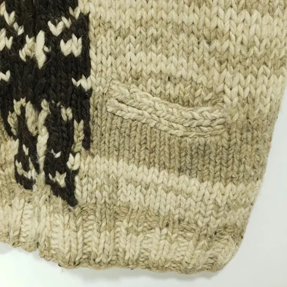 데님앤서플라이 랄프로렌 알파카 메리노울 니트 베스트 집업 M_W0337 상품이미지5