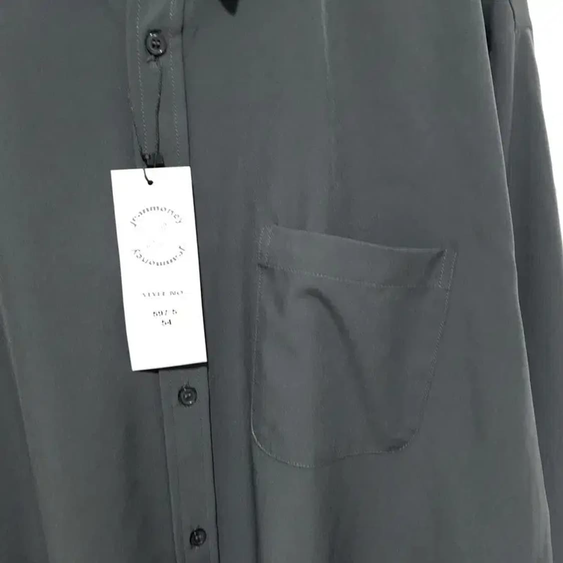 진머니 셔츠 그레이 54_M1432 상품이미지3