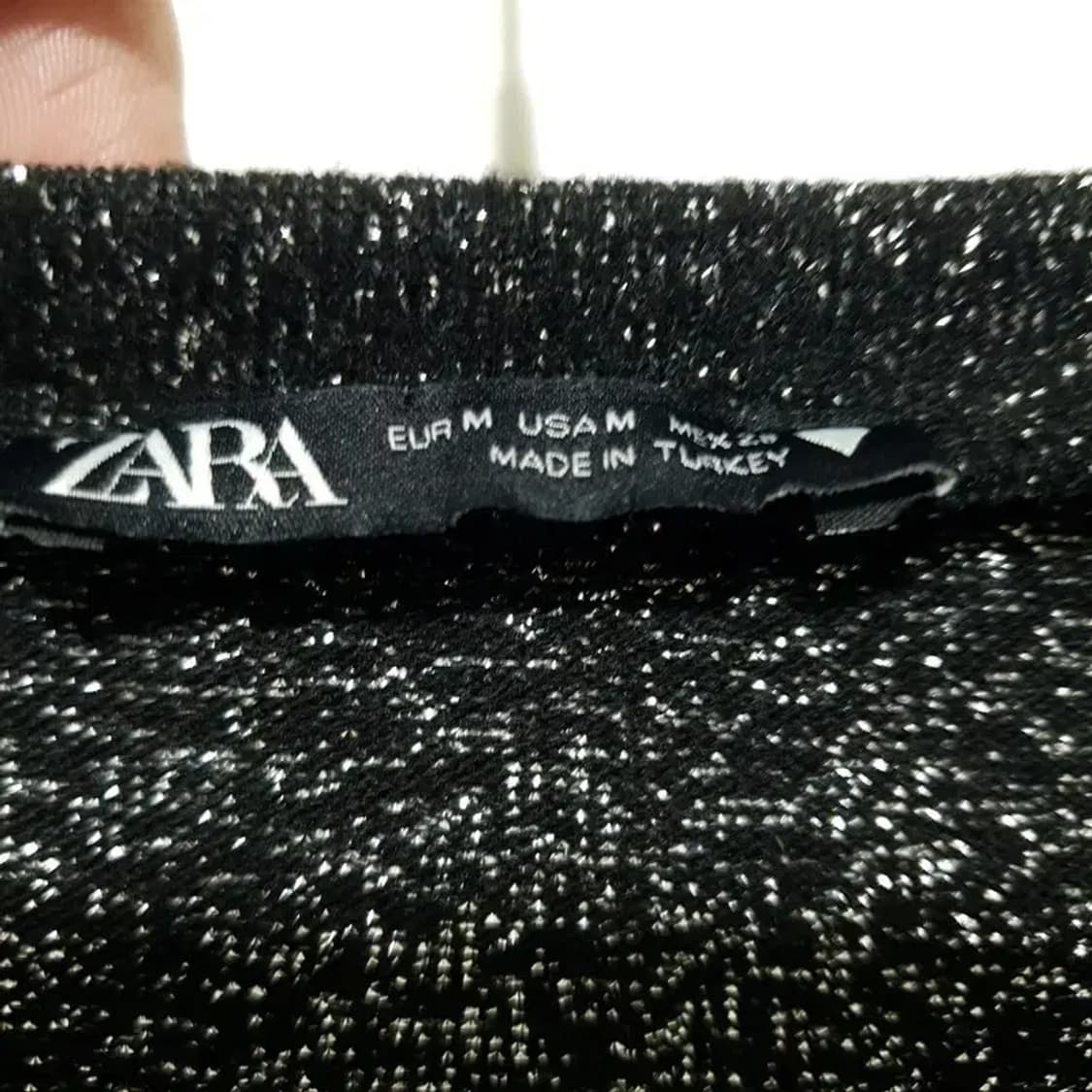 자라 펄땡이 니트 M_M1441 상품이미지6