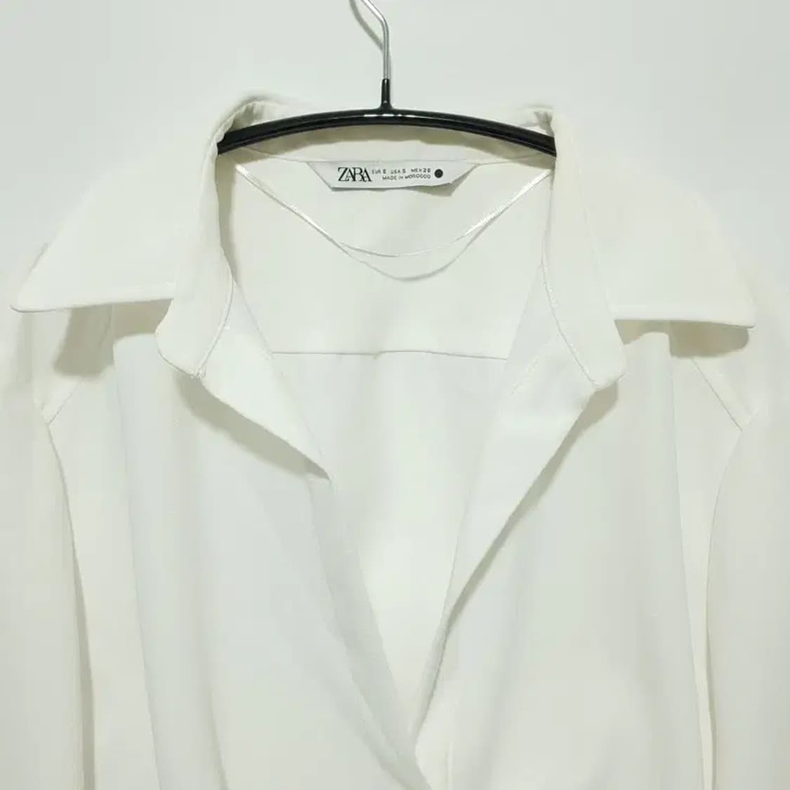 자라 오픈 크롭 블라우스 S_M1460 상품이미지2