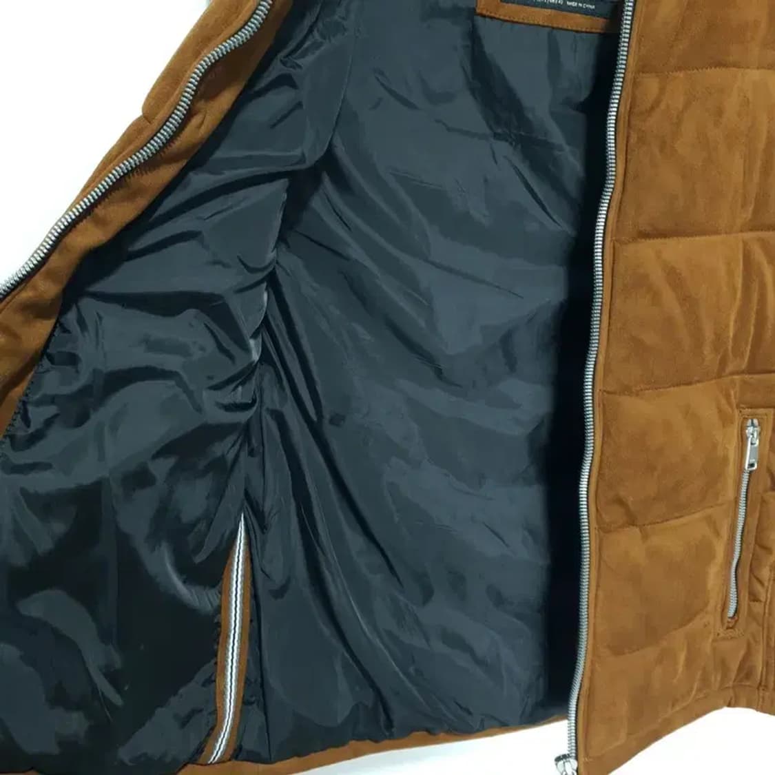 자라 맨 스웨이드 패딩 조끼 L_W0352 상품이미지5