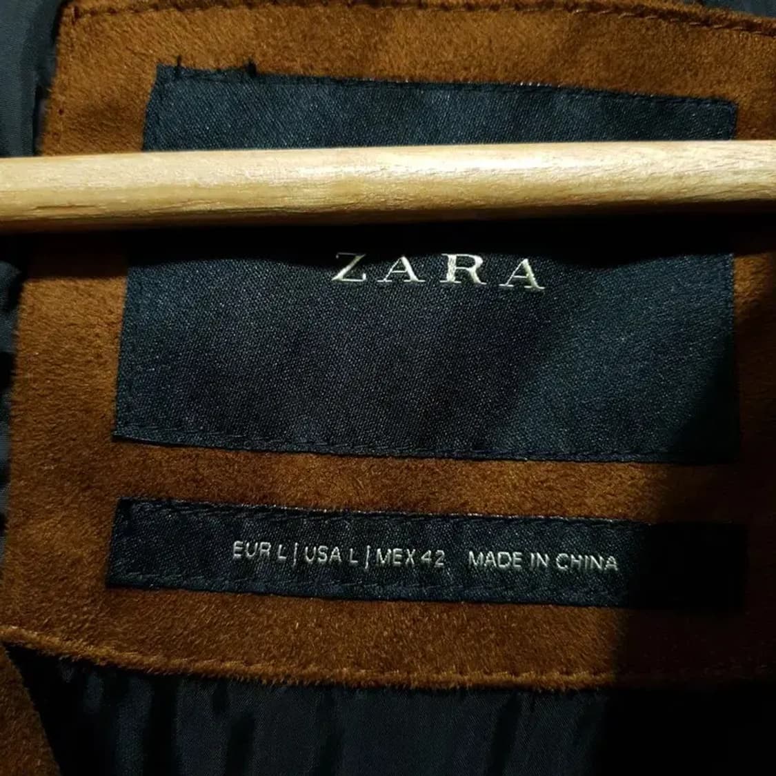 자라 맨 스웨이드 패딩 조끼 L_W0352 상품이미지6