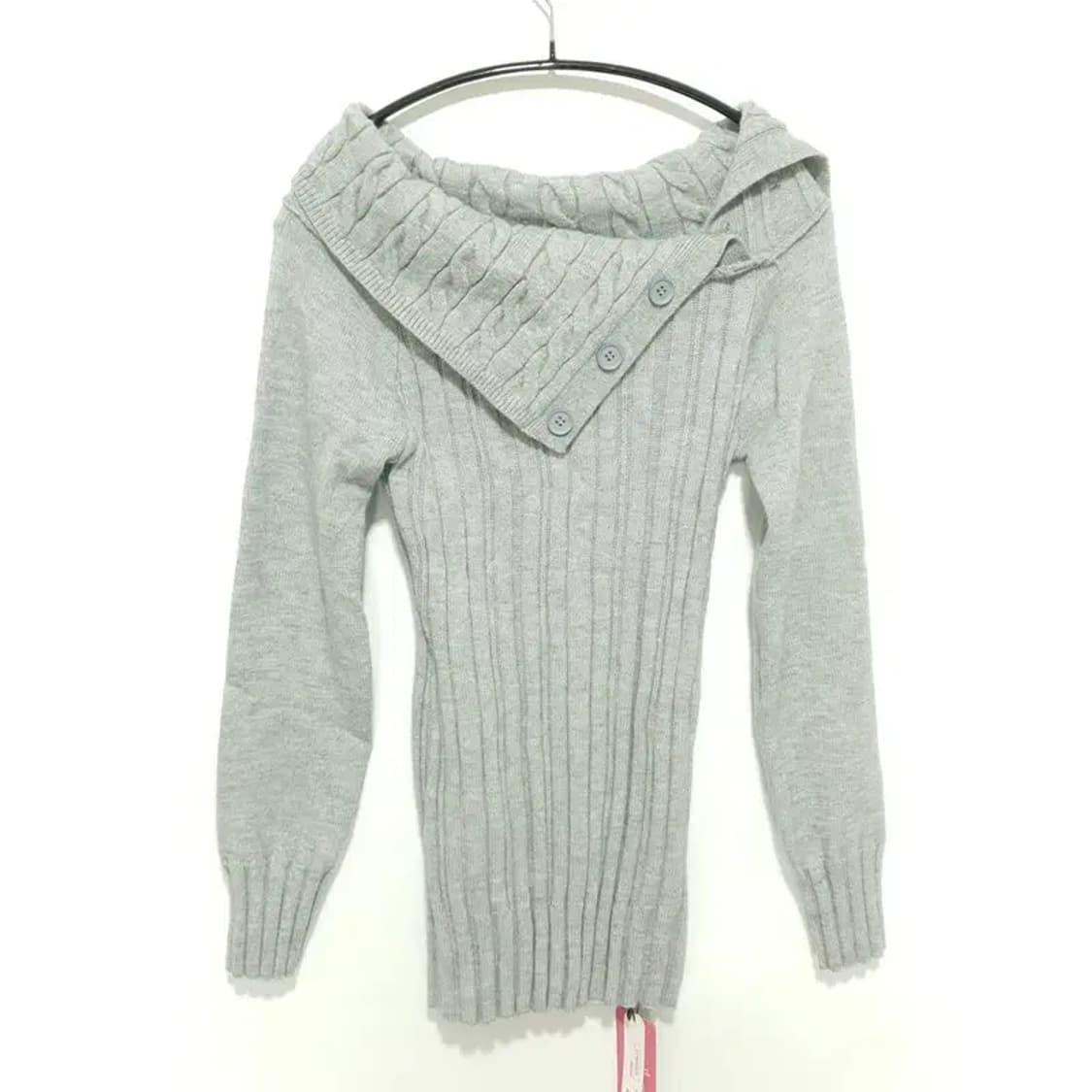 오프숄더 니트 L_M1459 상품이미지1