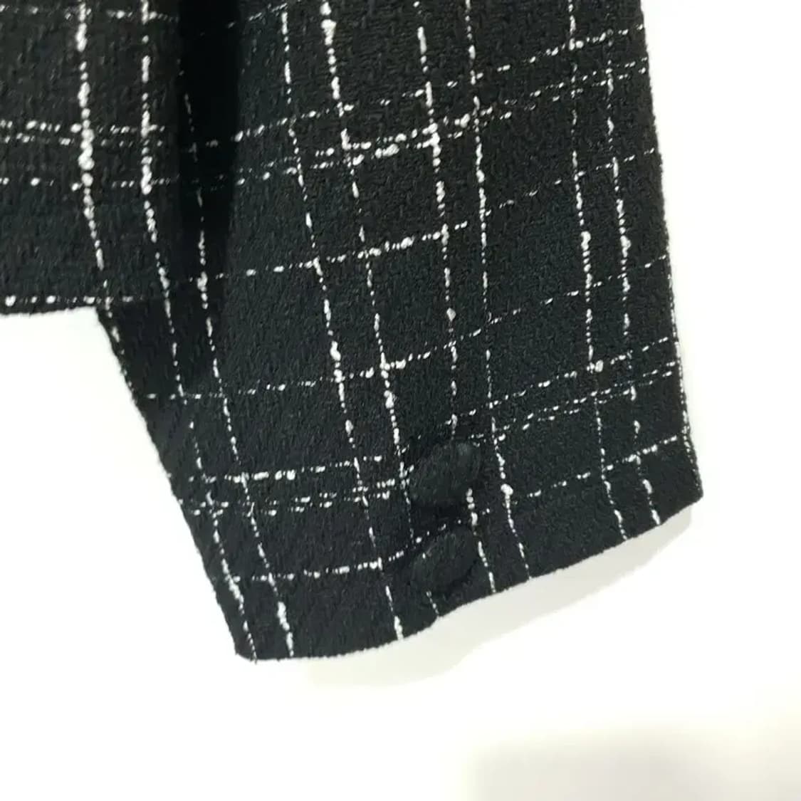 테이크이지 남성 트위드 브이넥 크롭 자켓 L_M1428 상품이미지5