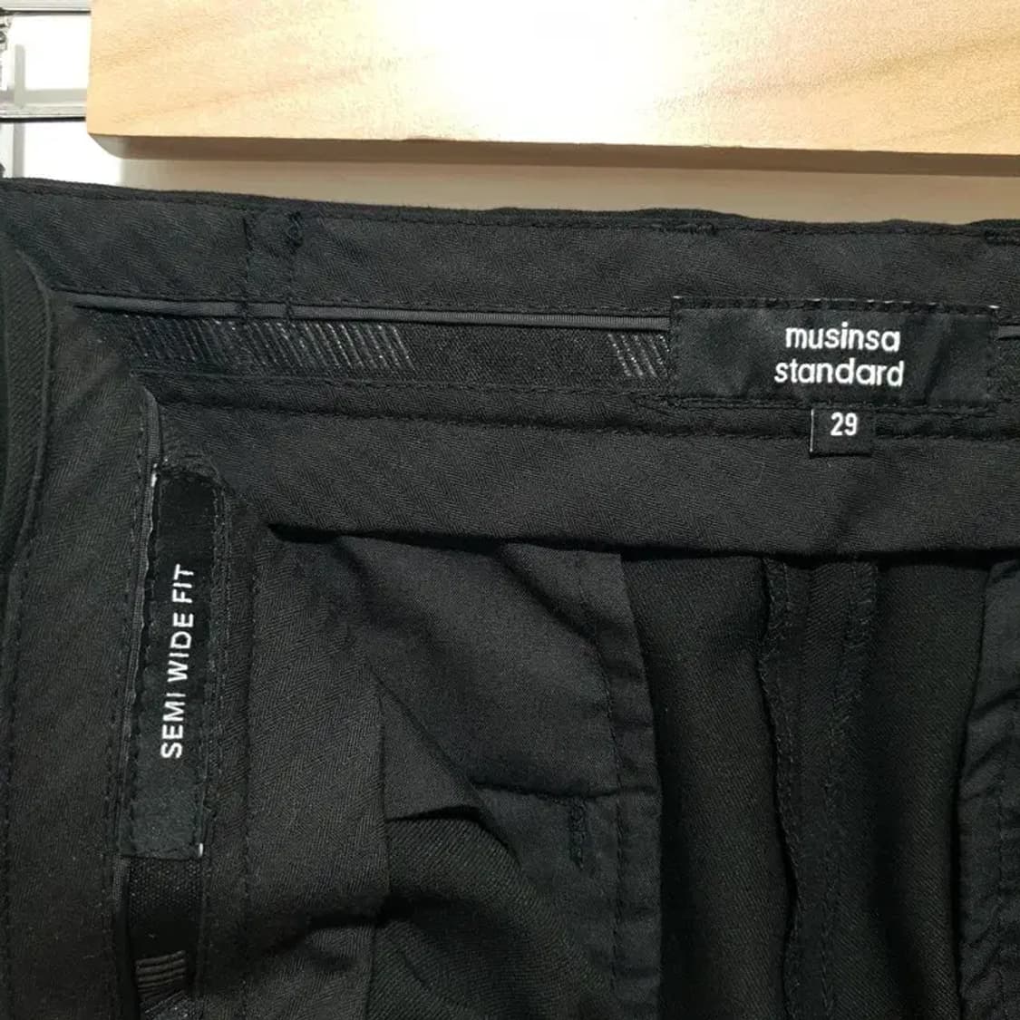 무탠다드 히든밴딩 세미와이드 슬랙스 29_M1448 상품이미지6