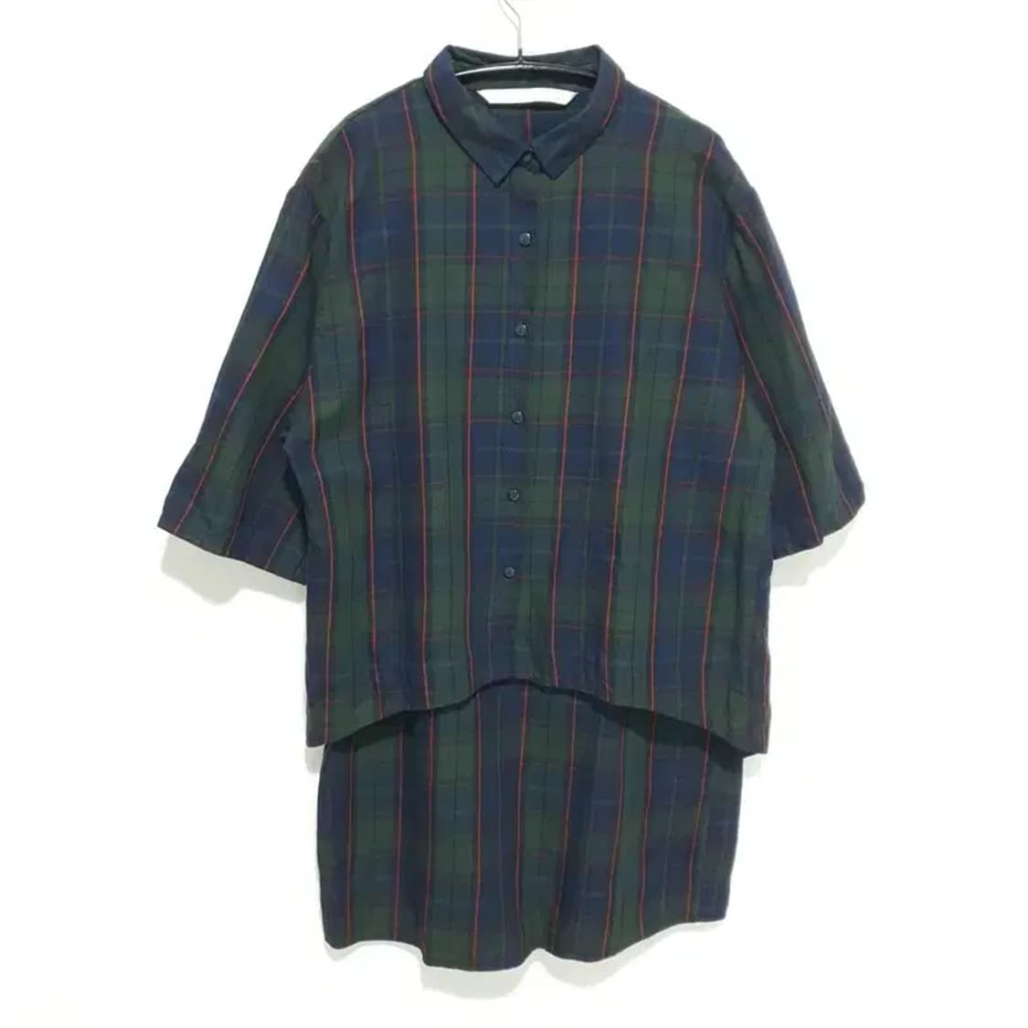 자라 레이어드 체크 원피스 M_S1333 상품이미지1