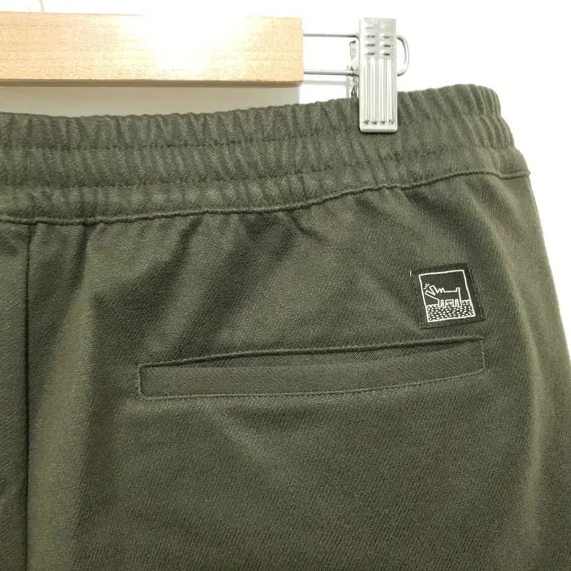 키스해링 기모 팬츠 카키 2XL_W0348 상품이미지5