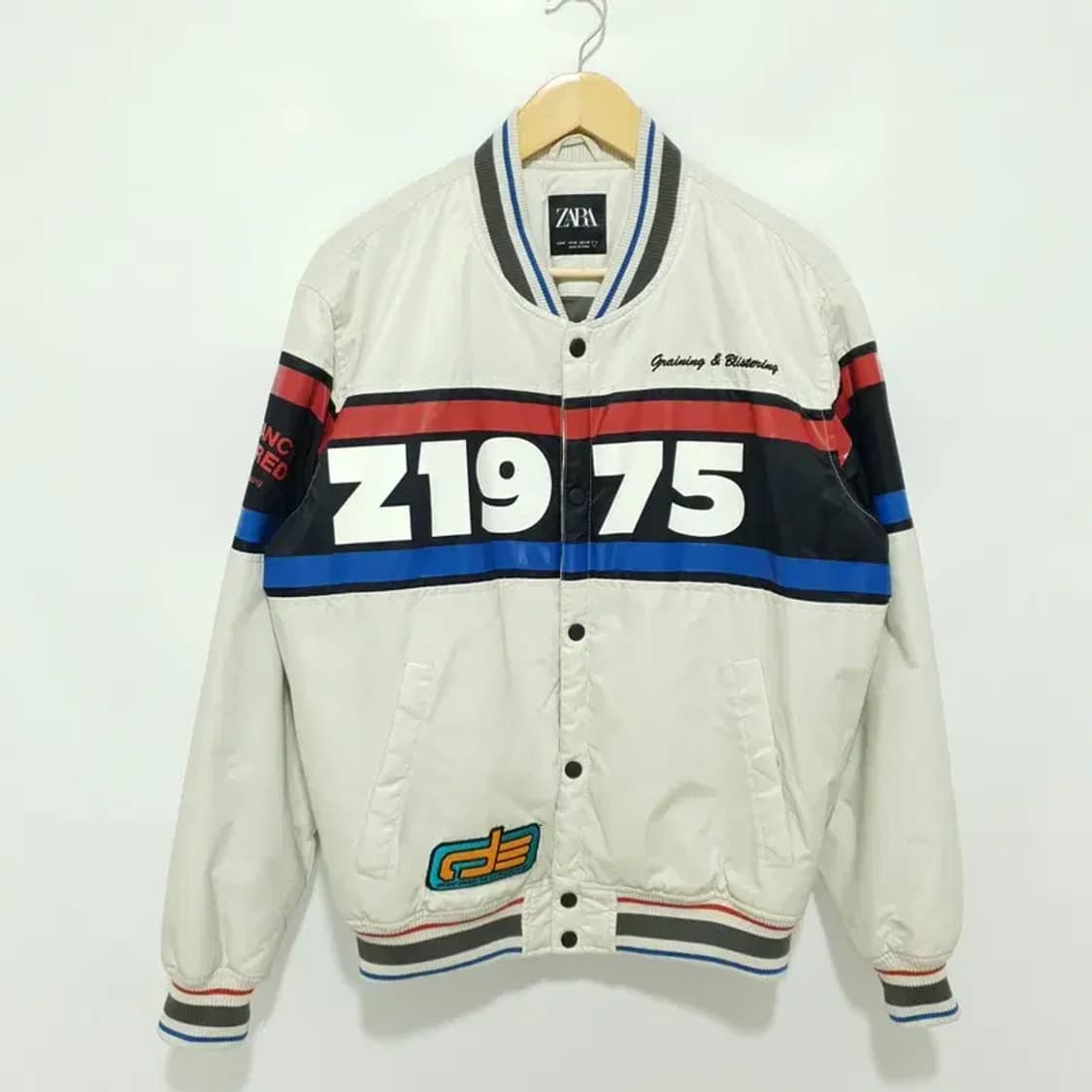 자라 맨 레이싱 점퍼 바시티 M_W0340 상품이미지1