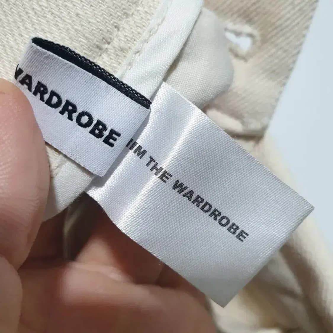 밈더워드로브 엘로이 실루엣 데님 팬츠 크림 0_M1484 상품이미지6