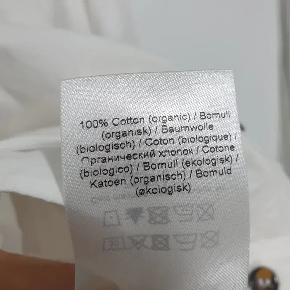 가니 코튼 포플린 퍼프 슬리브 블라우스 38_S1344 상품이미지9