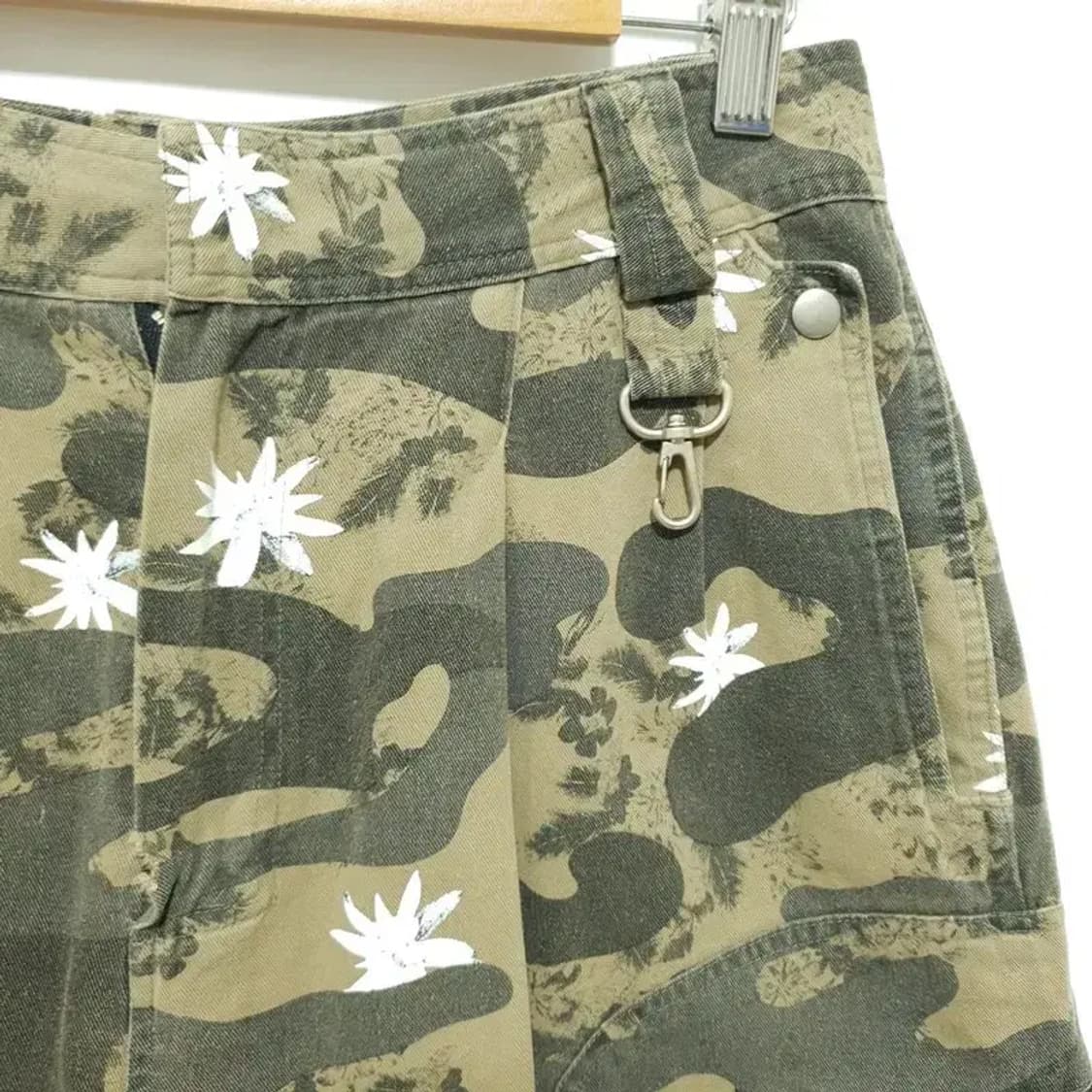 감마갤러리 밀리터리 와이드 카고 반바지 M_S1361 상품이미지2