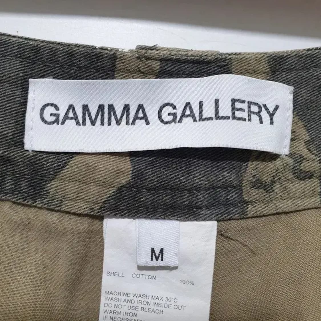 감마갤러리 밀리터리 와이드 카고 반바지 M_S1361 상품이미지8