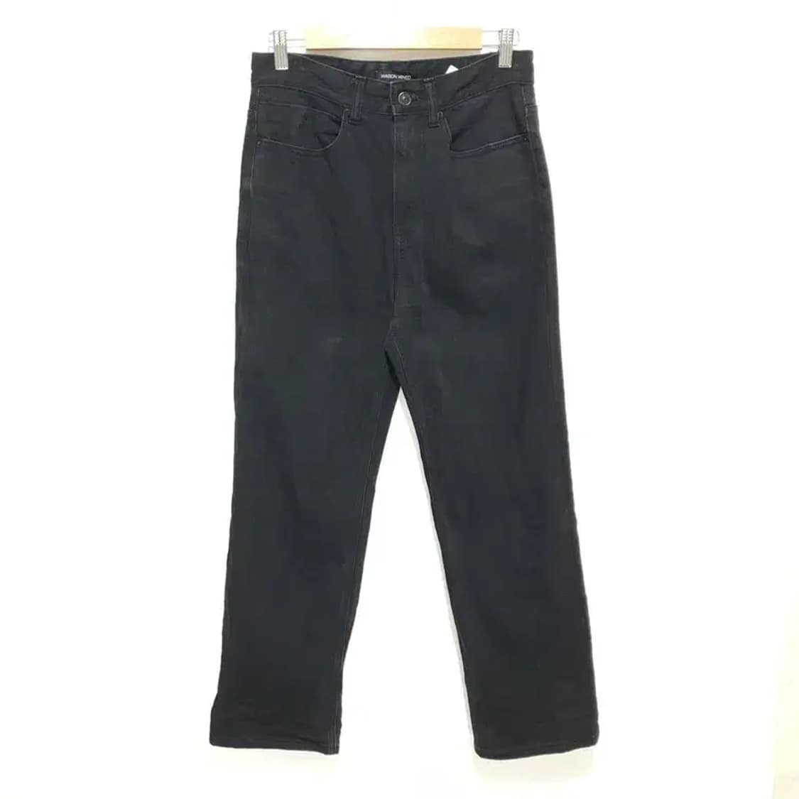 메종미네드 스냅백 슬릿 세미 와이드 데님 팬츠 46_M1488 상품이미지1