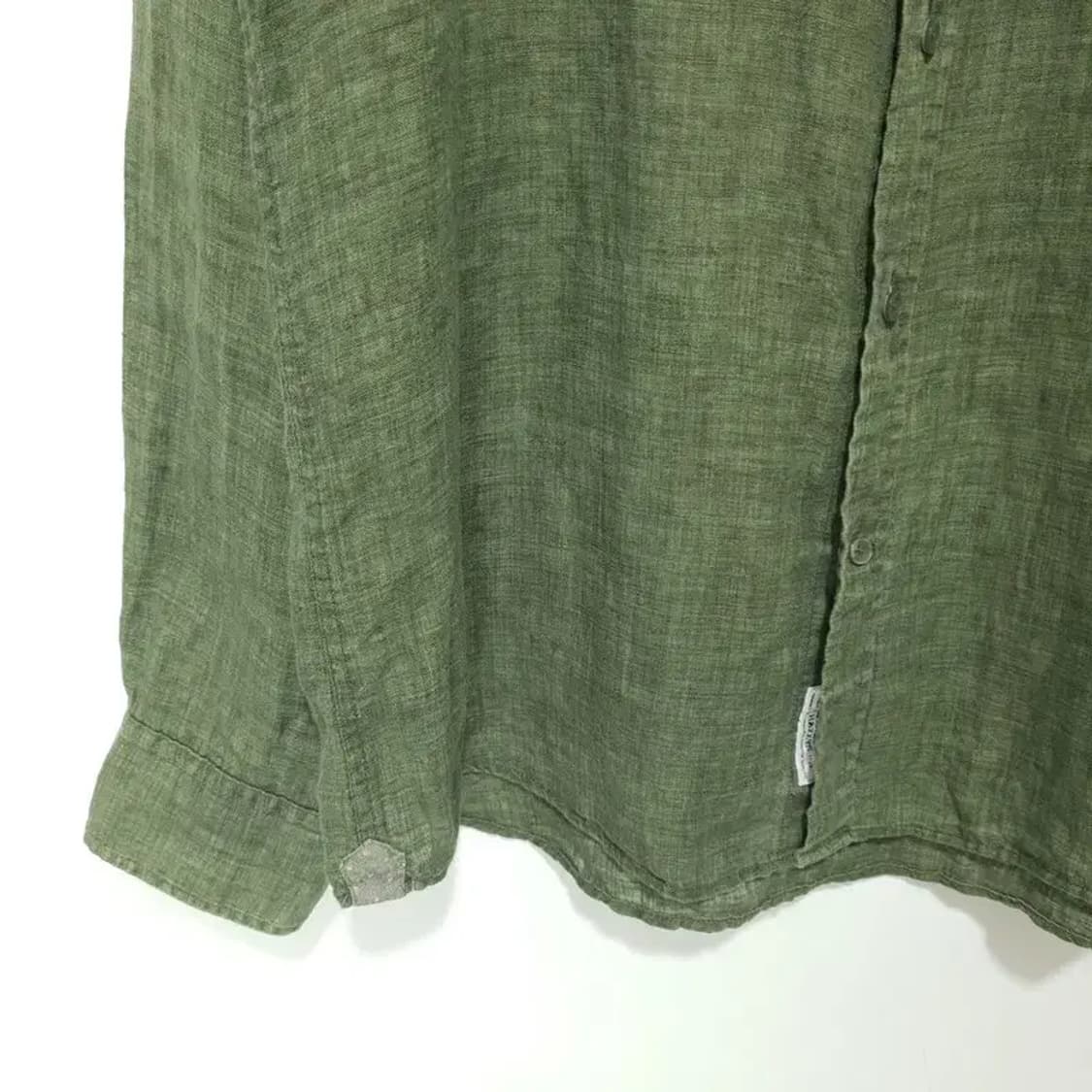 헤지스 슬림핏 린넨 셔츠 100_S1342 상품이미지4