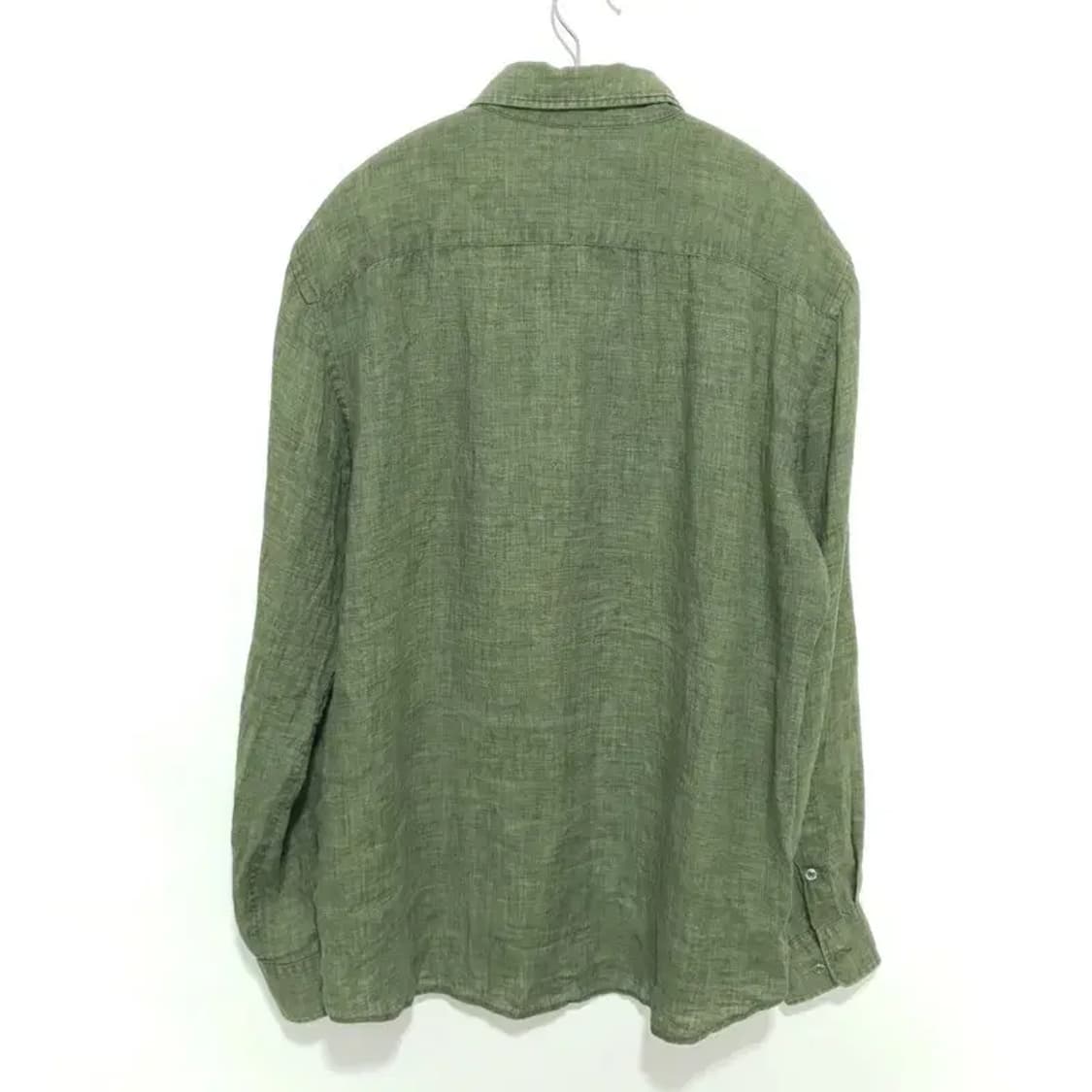 헤지스 슬림핏 린넨 셔츠 100_S1342 상품이미지5