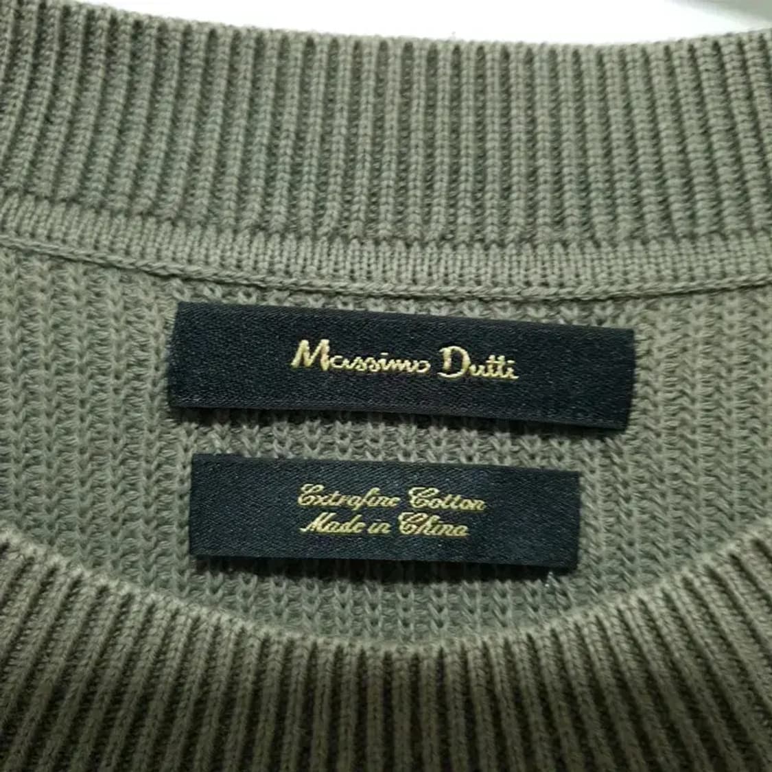 마시모두띠 엑스트라 파인 코튼 반팔 니트 L_S1341 상품이미지6