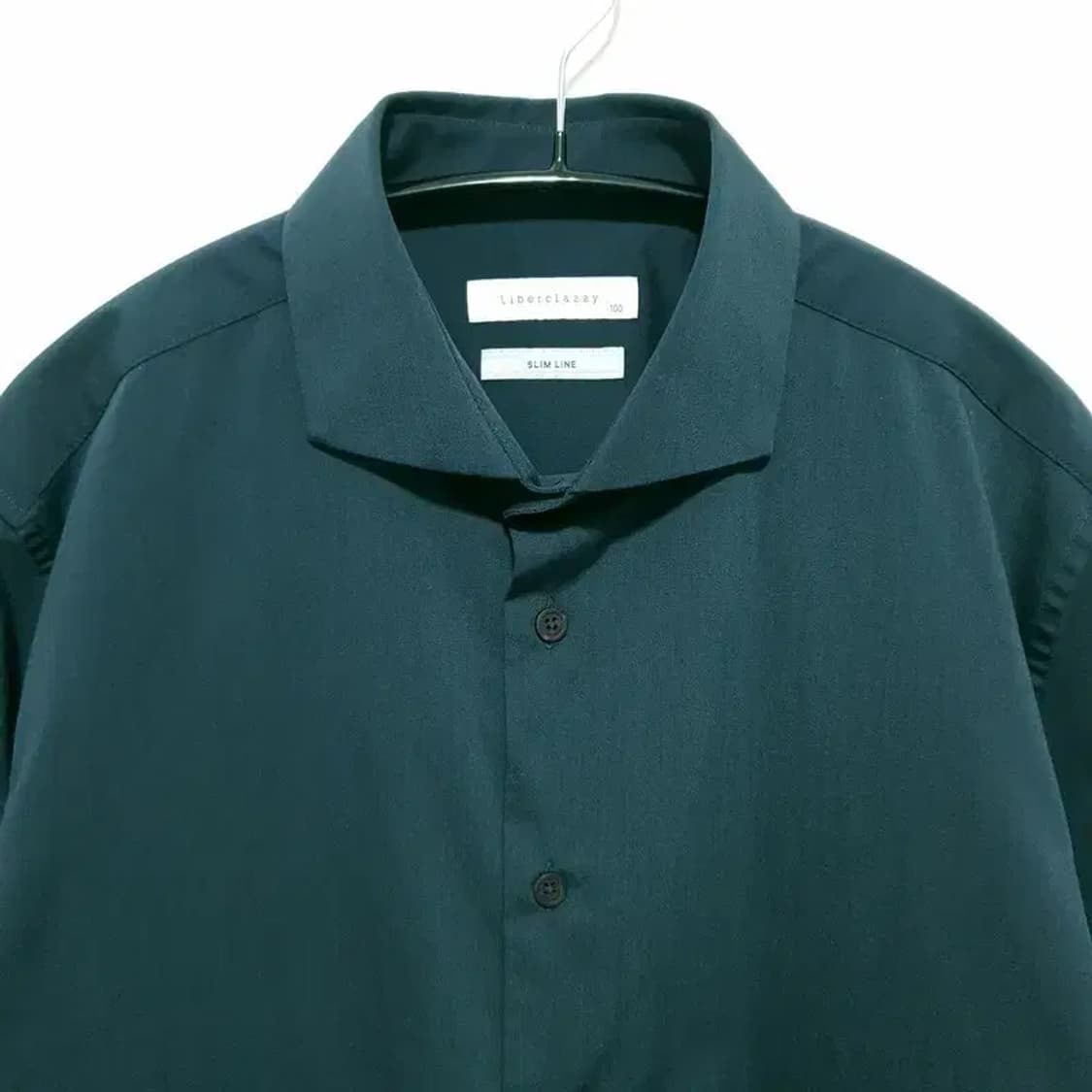 리버클래시 그린 슬림핏 셔츠 100_M1503 상품이미지2
