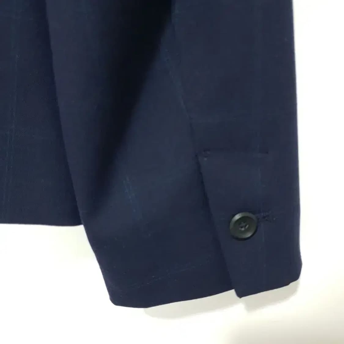 자라 여성 노카라 체크 원버튼 자켓 EUR 40_M1504 상품이미지6