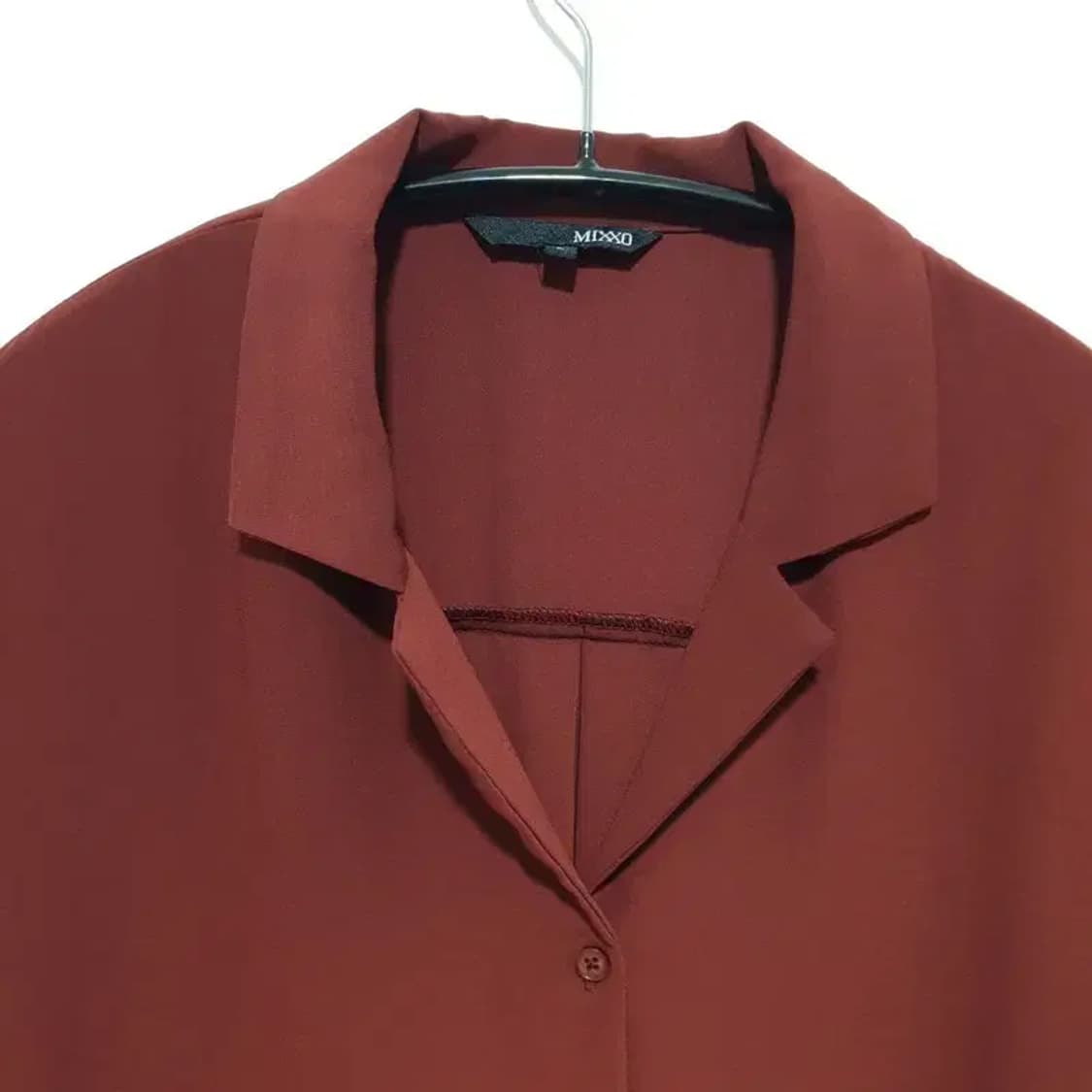 미쏘 배색 커프스 블라우스 L_M1510 상품이미지2