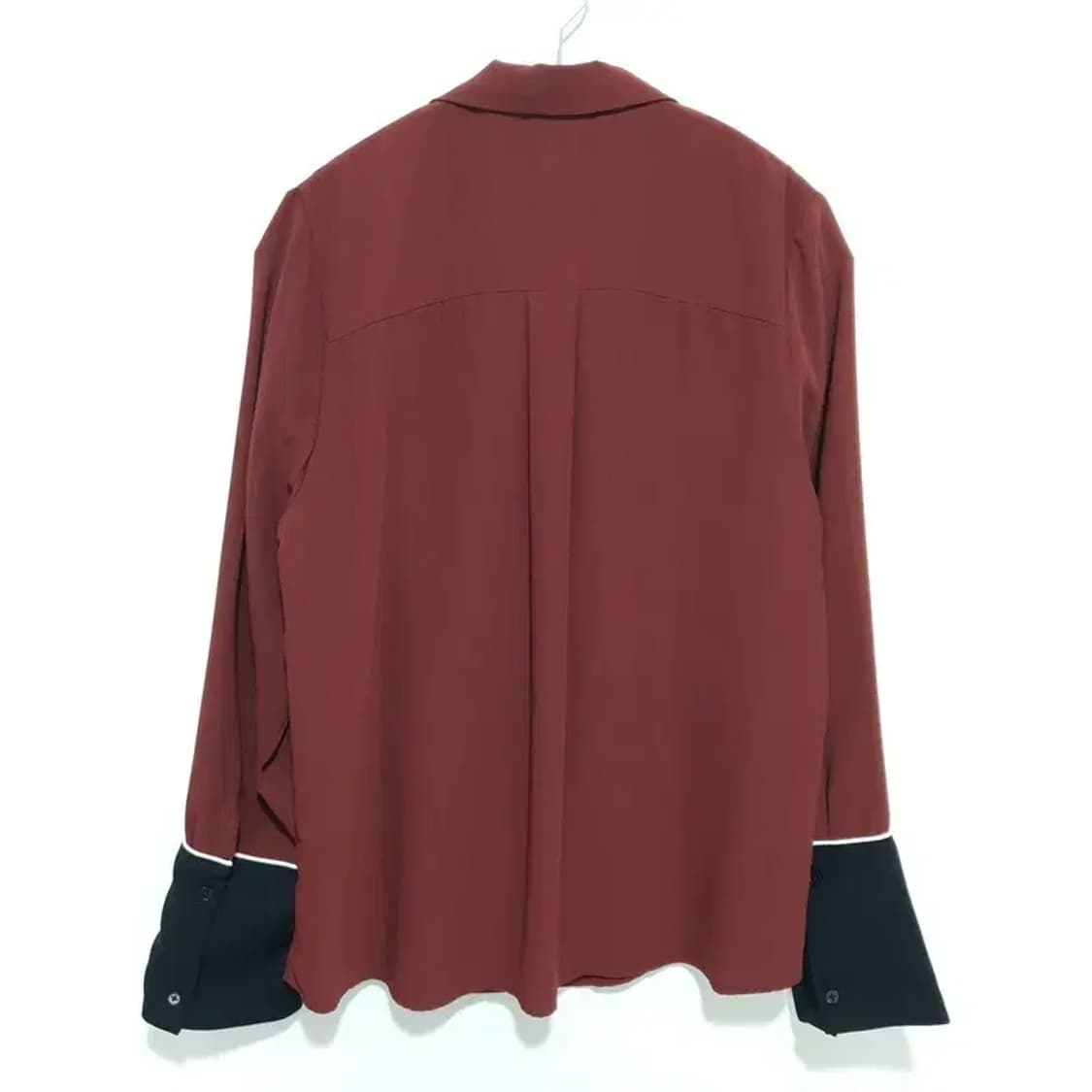 미쏘 배색 커프스 블라우스 L_M1510 상품이미지4