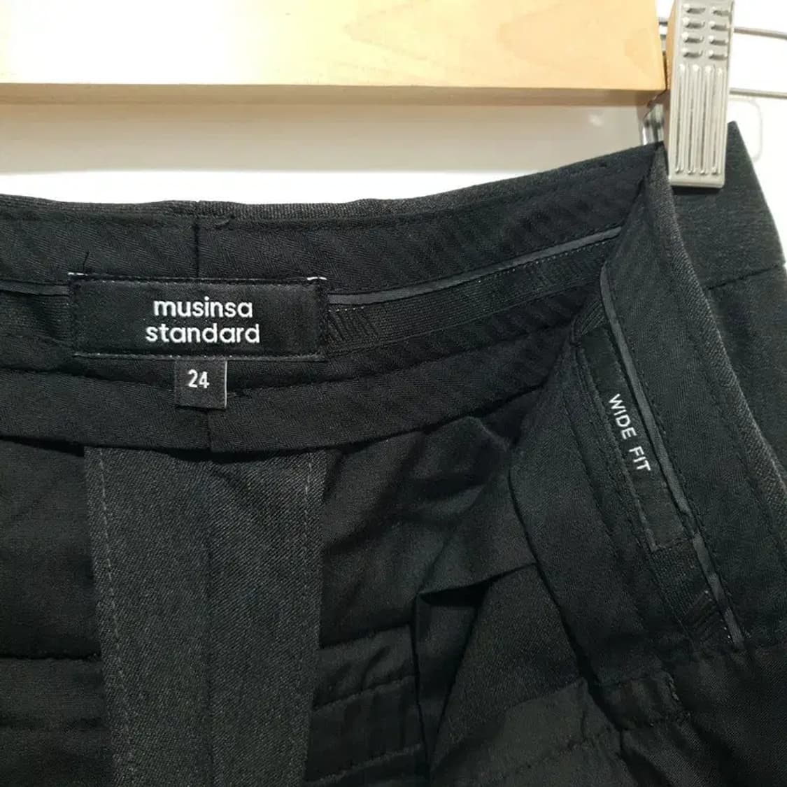 무탠다드 여성 와이드 랩 슬랙스 24_M1512 상품이미지6