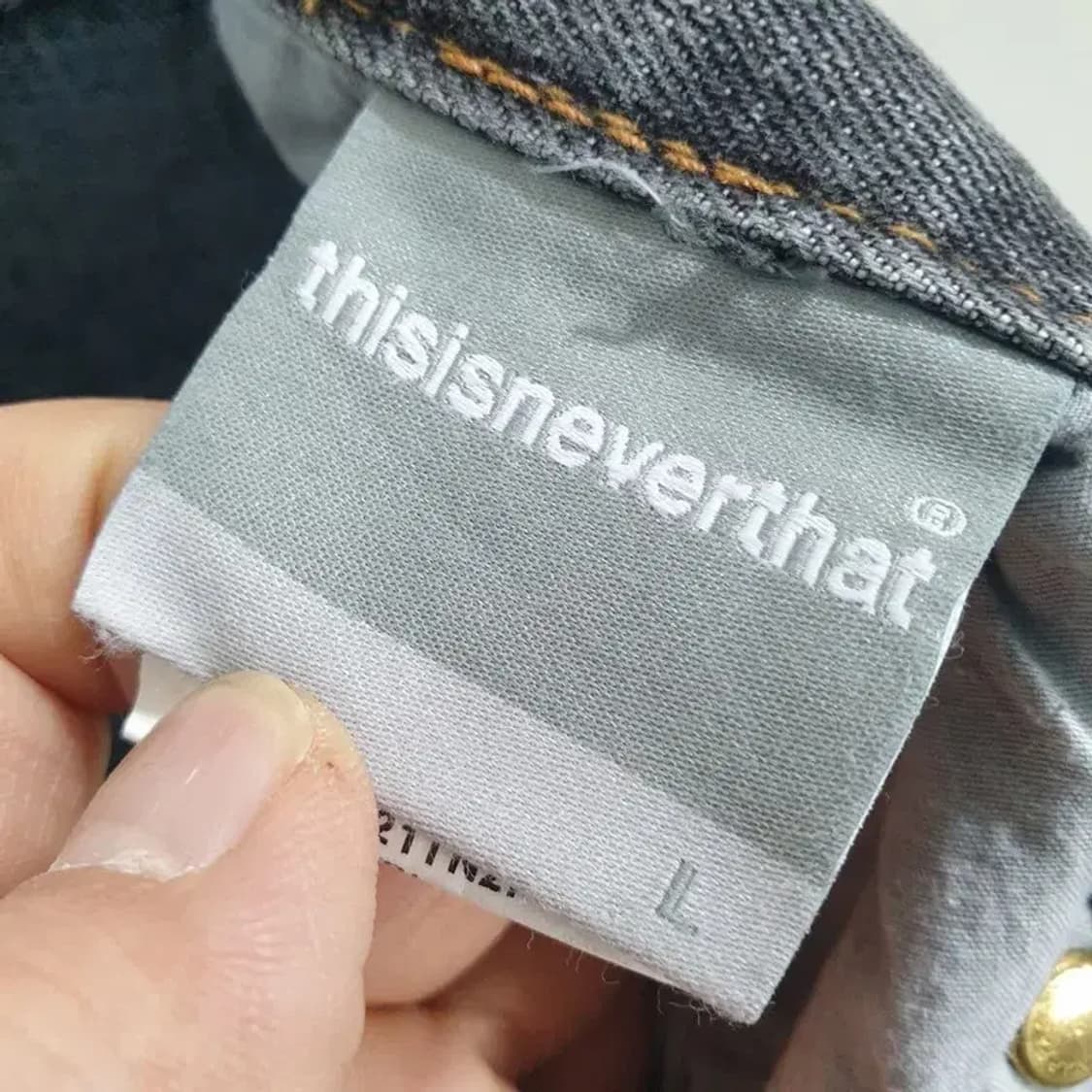 디스이즈네버넷 크레이지 진 데님 팬츠 L(86)_M1516 상품이미지8