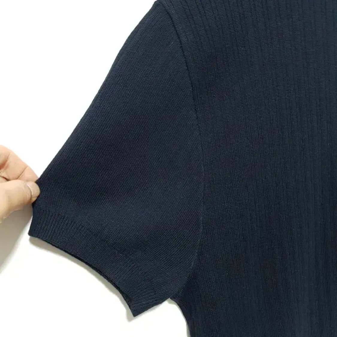 수아레 코튼 헨리넥 워셔블 반팔 니트 L_S1365 상품이미지3