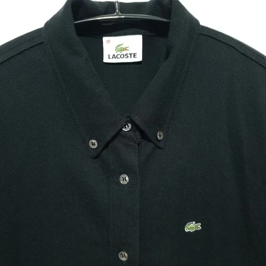 라코스테 버튼 반팔 카라 원피스 40_S1378 상품이미지2