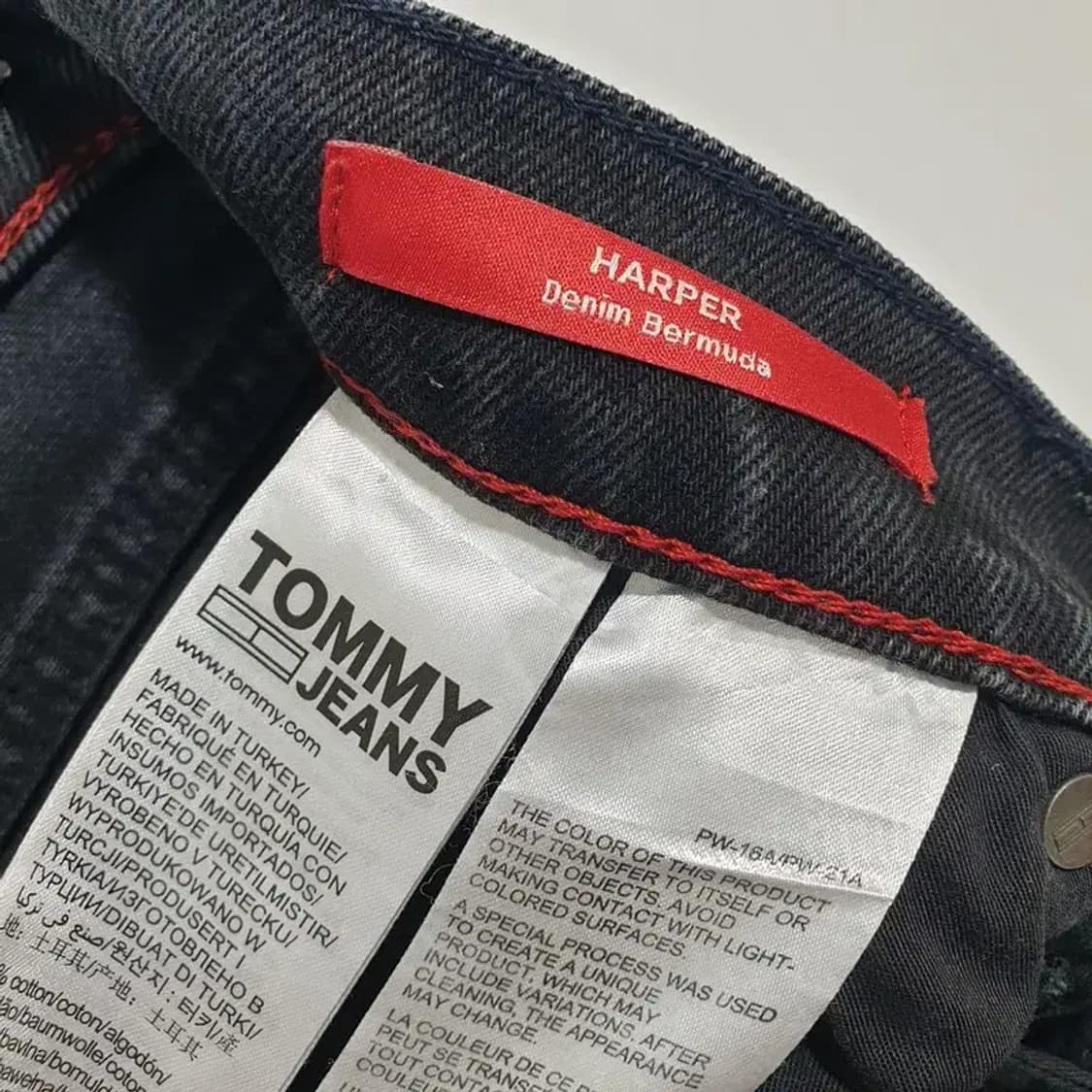 타미힐피거 진스 여성 하퍼 쇼트 데님 팬츠 25_S1381 상품이미지6