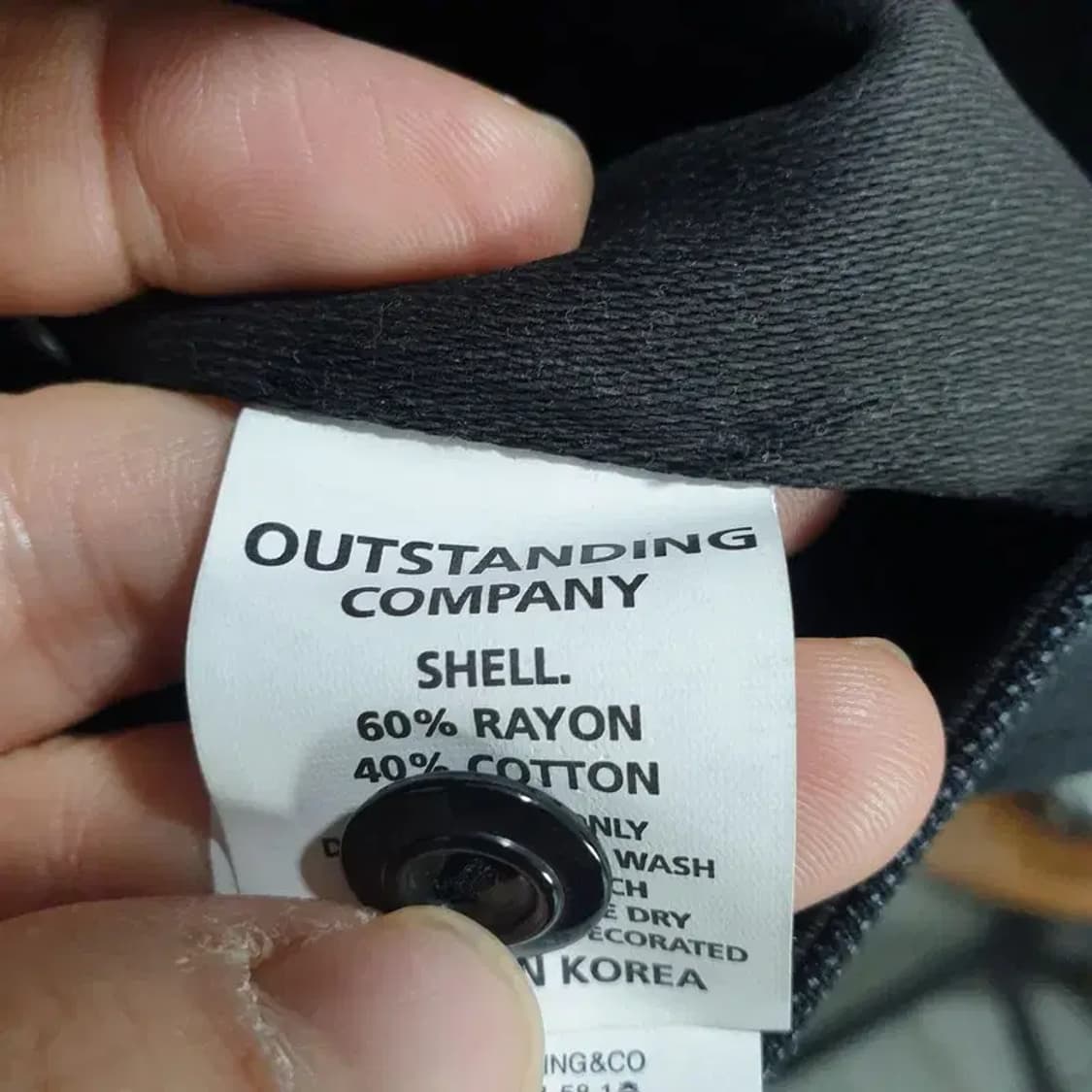 아웃스탠딩 30s MOLE CLOTH 베스트 L_S1364 상품이미지5