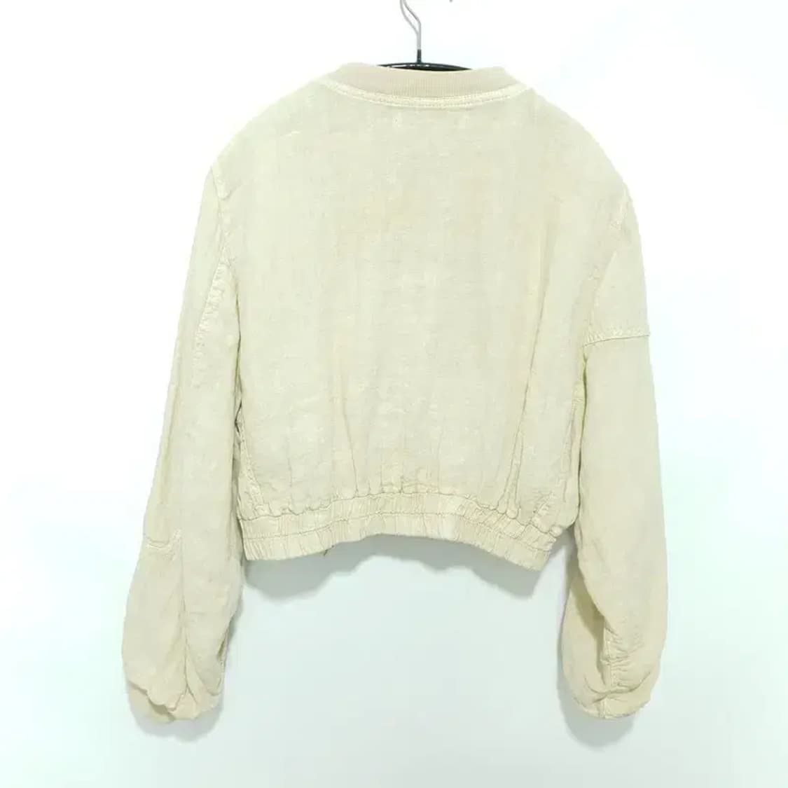 자라 린넨 크롭 봄버 자켓 S_M1505 상품이미지5