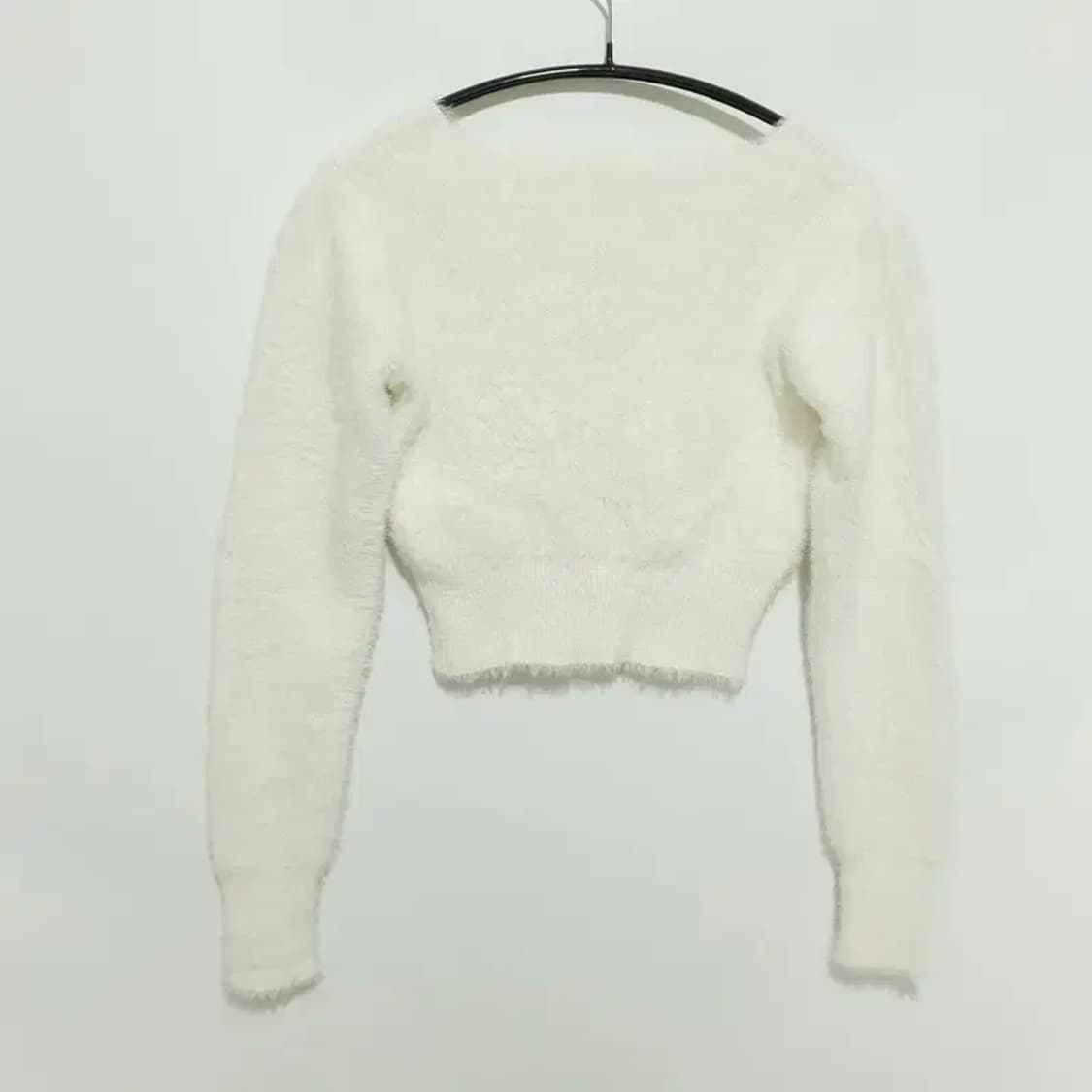 앙고라 크롭 니트 가디건 F_M1507 상품이미지5