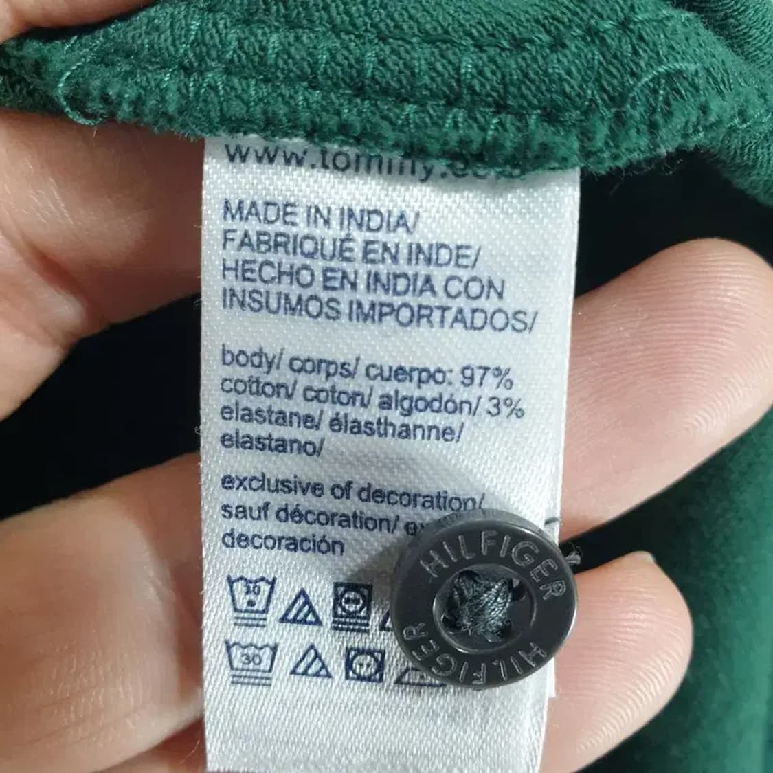 타미힐피거 슬림핏 반팔 카라티 M_S1376 상품이미지7