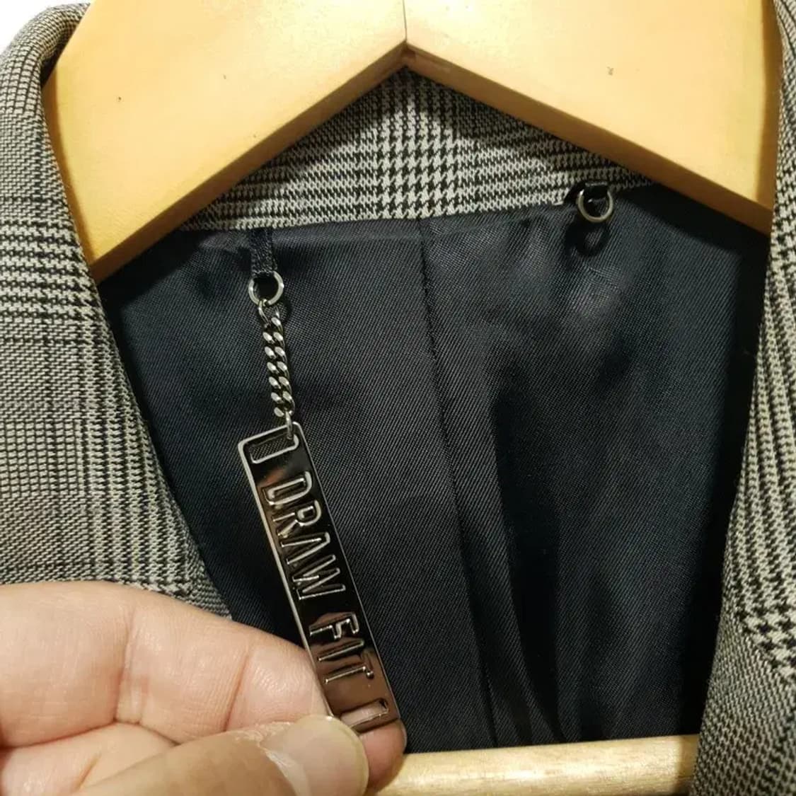 드로우핏 남성 체크 블레이저 자켓 L_M1492 상품이미지8