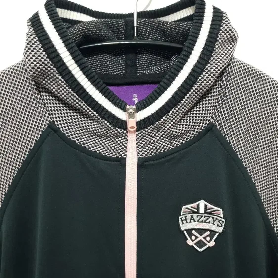 헤지스 골프 여성 반팔 후드 집업 85_S1374 상품이미지2