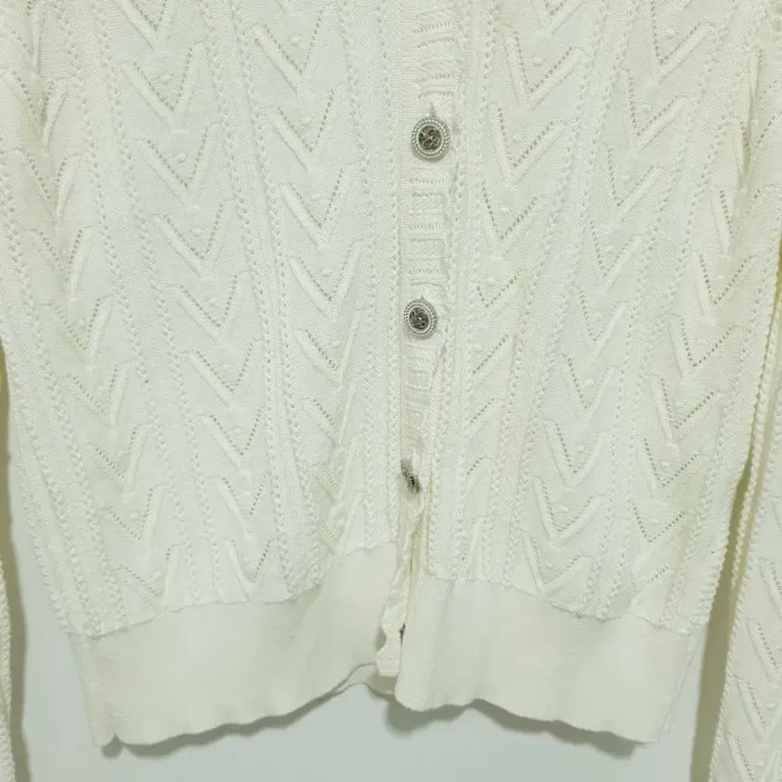 나인콥 펀칭 니트 가디건 F_M1529 상품이미지4