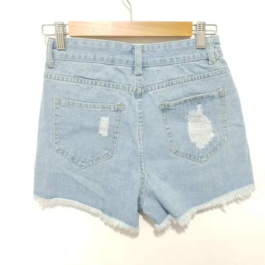 데님 숏 팬츠 M_S1393 상품이미지2