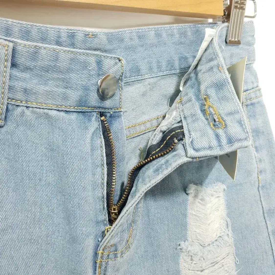 데님 숏 팬츠 M_S1393 상품이미지3